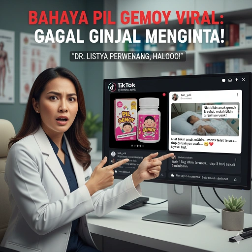 Ilustrasi Gagal Ginjal (Gemini Ai)